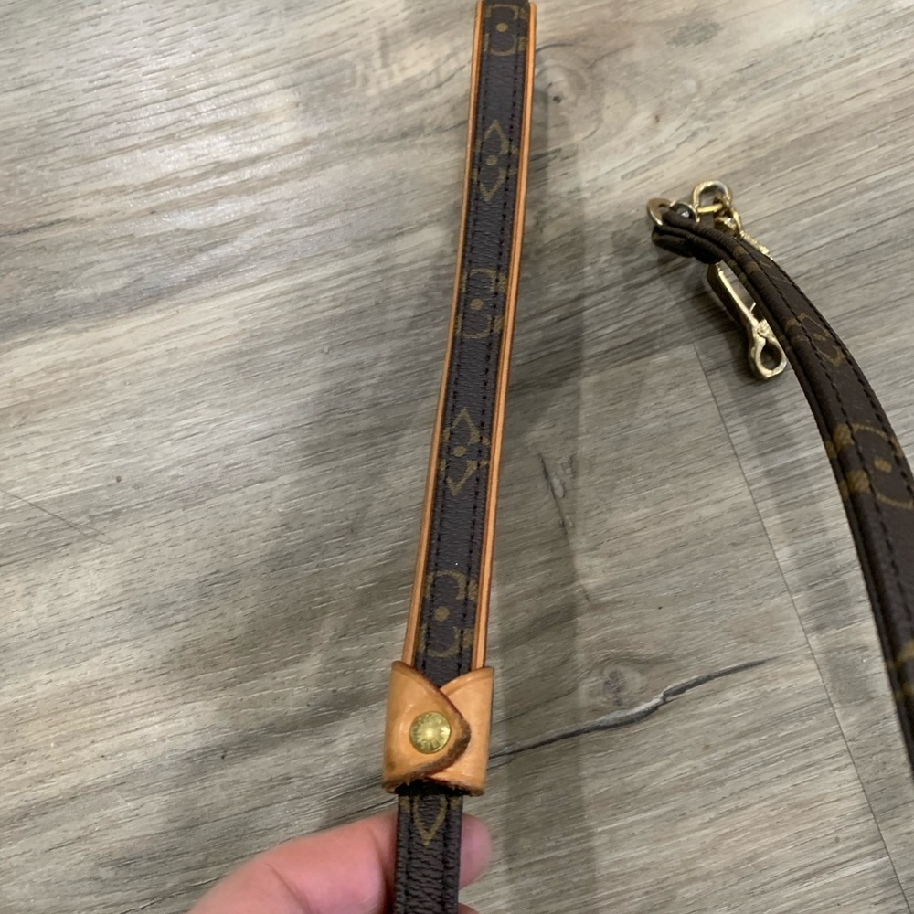 Louis Vuitton, dog collar and leash